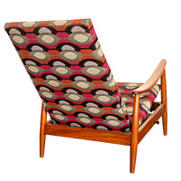 Mid Century Modern Teak Arm Chair Rocker Recliner Arnt Lande Stokke Mobler 1960