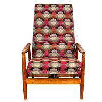 Mid Century Modern Teak Arm Chair Rocker Recliner Arnt Lande Stokke Mobler 1960