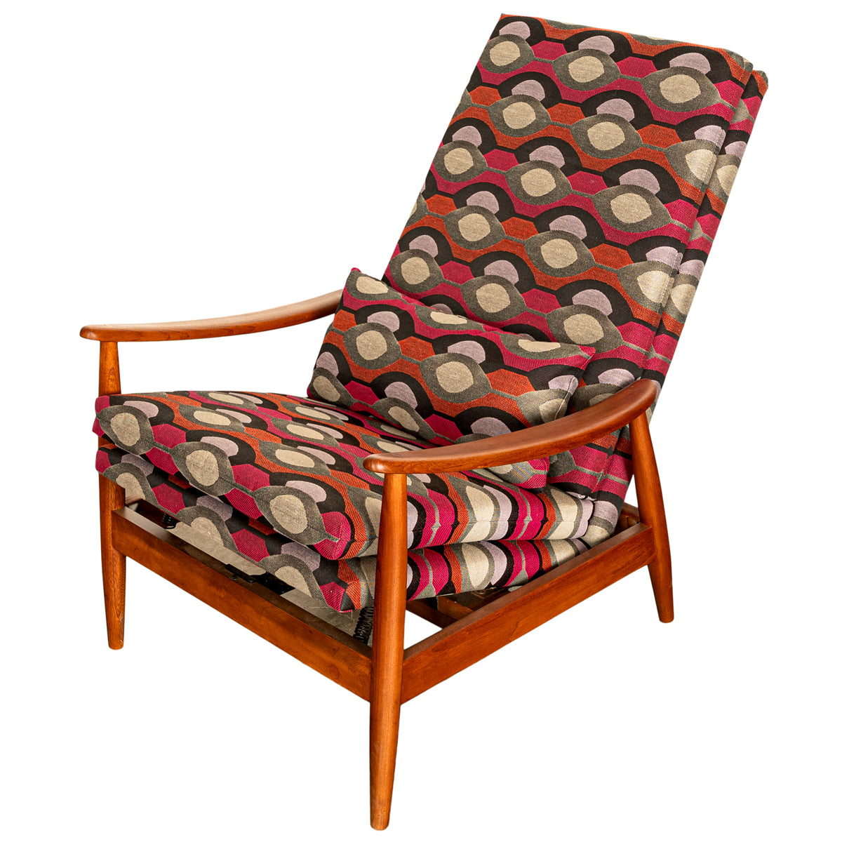 stokke armchair Mid Century Modern Teak Arm Chair Rocker Recliner Arnt Lande Stokke Mobler 1960