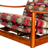 Mid Century Modern Teak Arm Chair Rocker Recliner Arnt Lande Stokke Mobler 1960