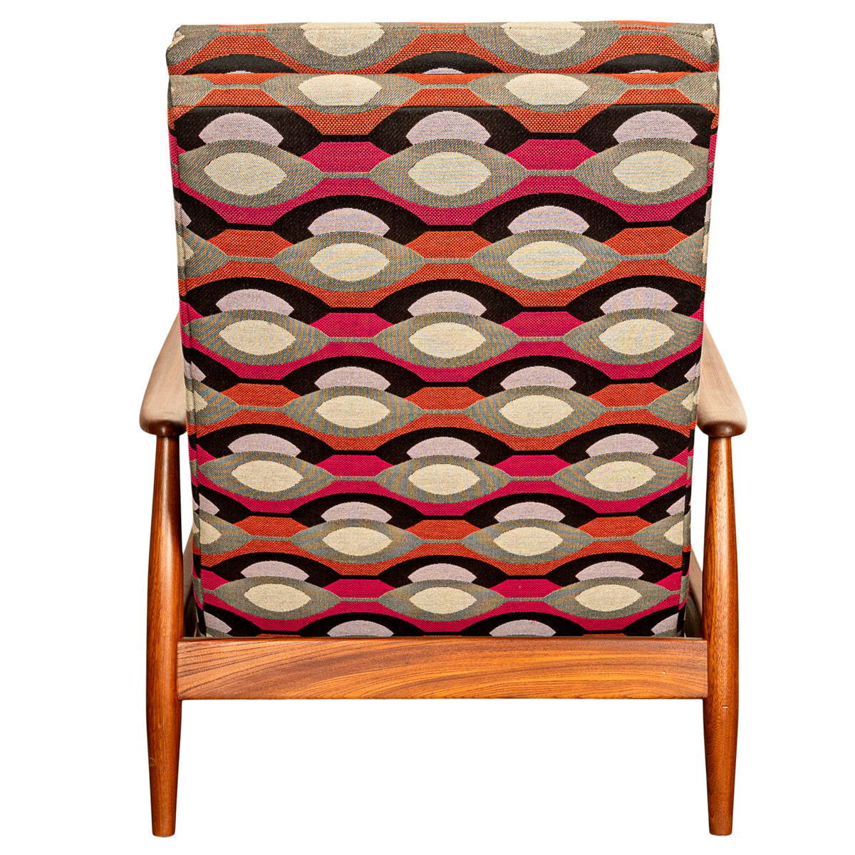 Mid Century Modern Teak Arm Chair Rocker Recliner Arnt Lande Stokke Mobler 1960