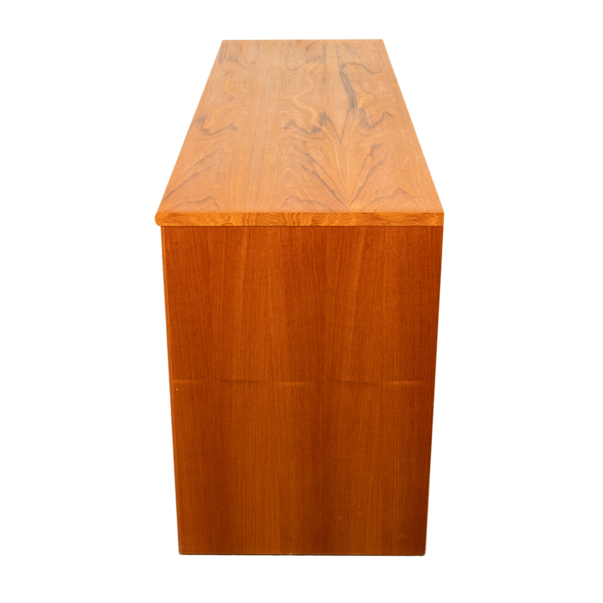 Mid Century Modern Danish Teak 6 Drawer Double Dresser Credenza Sannemanns 1970