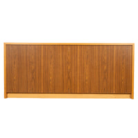 Mid Century Modern Danish Teak 6 Drawer Double Dresser Credenza Sannemanns 1970