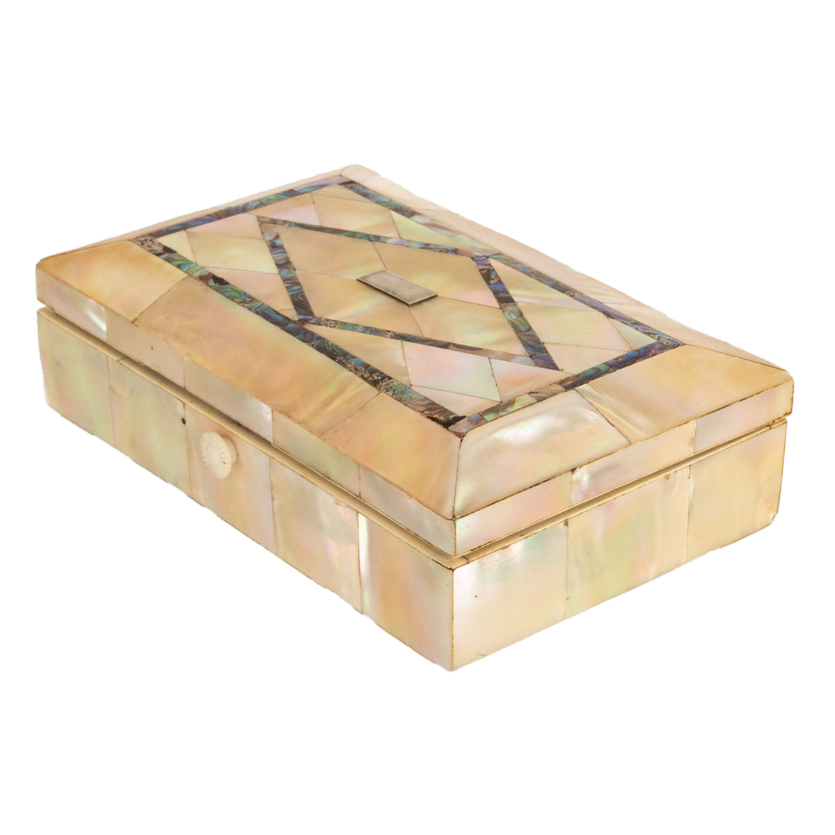 Antique French Mother of Pearl Sewing Necessaire Etui Propelling Pencil Case