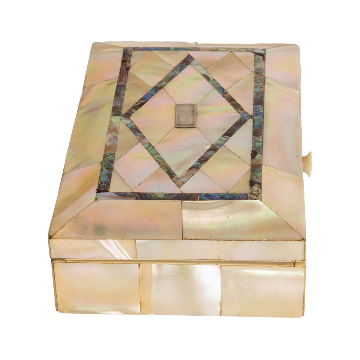 Antique French Mother of Pearl Sewing Necessaire Etui Propelling Pencil Case