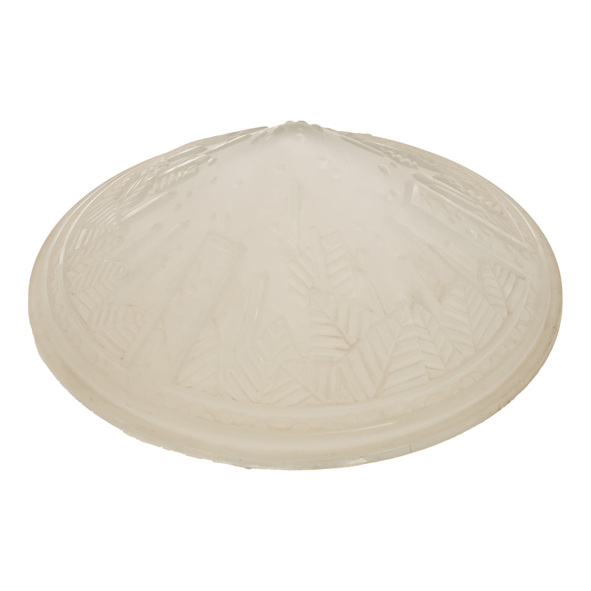 Antique French Art Deco Table Lamp Muller Frères Glass Iron Luneville Signed