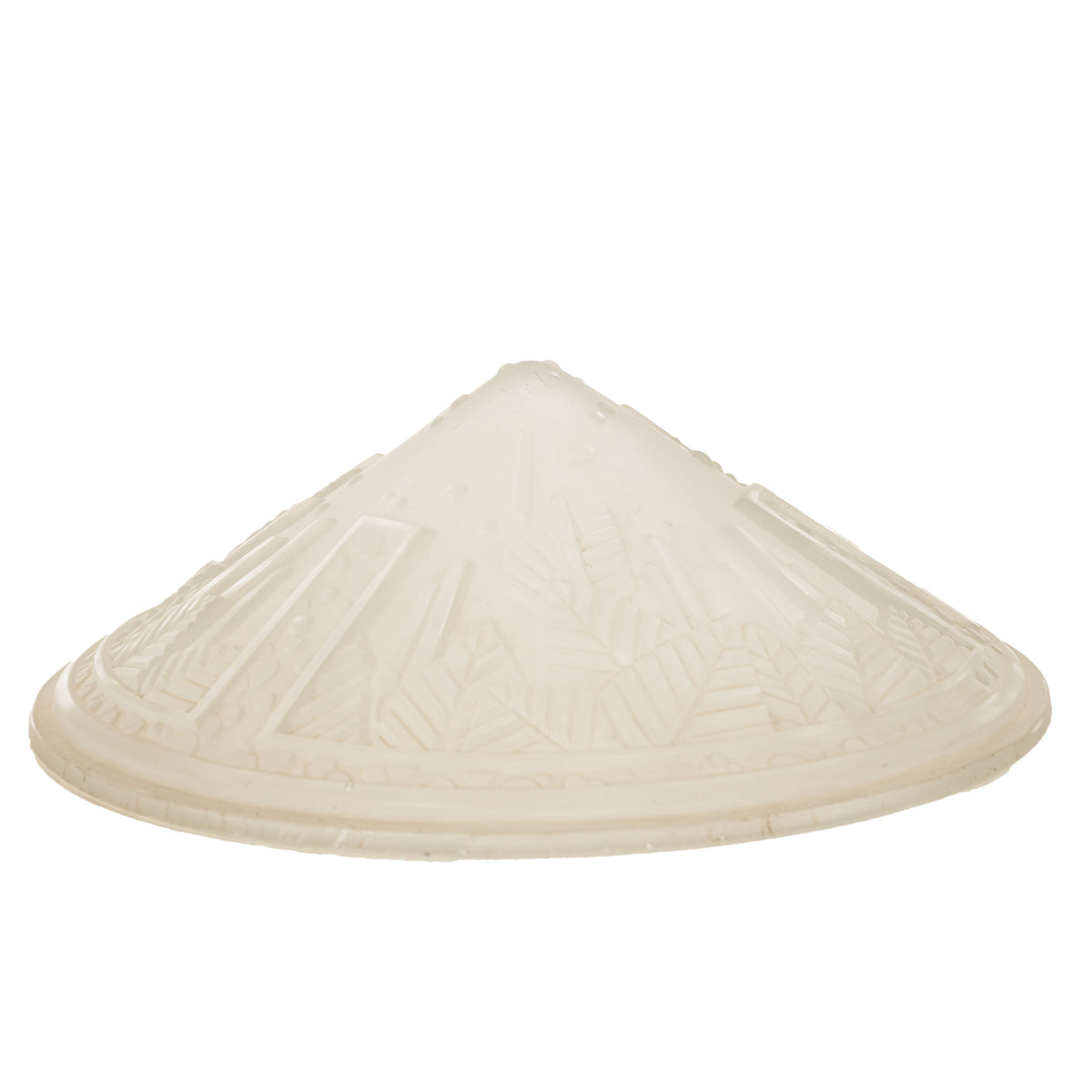 Antique French Art Deco Table Lamp Muller Frères Glass Iron Luneville Signed