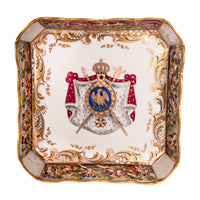 Antique Naples Porcelain 215 Piece Dinner & Tea Service Napoleon Au Roi de Rome