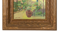 Antique American Impressionist Oil Painting Coral Gables Miami Florida Walter Bowman Russell