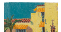 Antique American Impressionist Oil Painting Coral Gables Miami Florida Walter Bowman Russell