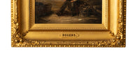 Antique Irish Oil Canvas Fishing Maritime Painting William P Rogers Dublin 1870