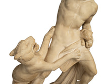 "Panther Hunter" Danish Sculpture Neoclassical Statue Jens Adolph Jerichau 1846