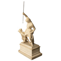 "Panther Hunter" Danish Sculpture Neoclassical Statue Jens Adolph Jerichau 1846