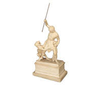 "Panther Hunter" Danish Sculpture Neoclassical Statue Jens Adolph Jerichau 1846