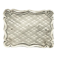 Antique Sterling Silver Gilt Engraved Vinaigrette Birmingham Edward Smith 1839