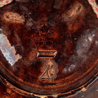 Antique Palissy Ware Portuguese Mafra Majolica Pottery Plate Lizard Snake 1880