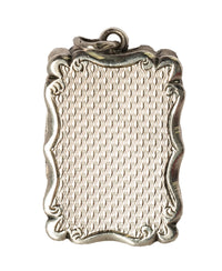 Antique Sterling Silver Miniature Vinaigrette Locket James Fenton Birmingham