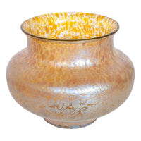 Large Antique Loetz Candia Papillon Iridescent Art Nouveau Glass Vase Austria 1898