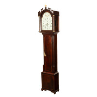 Antique Georgian Scottish Orkney Island Inlaid Mahogany Tall Case 8 day Grandfather Clock 1810