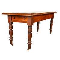 Antique 19th Century English Walnut Farm Country House Dining Refectory Table, circa 1860