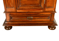 Antique 18th Century French Louis XIV Lyonaise Walnut Armoire Bonnetiere 1710