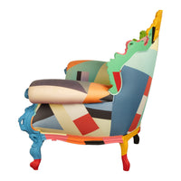 Italian Postmodern Proust Geometrica Armchair Alessandro Mendini by Cappellini