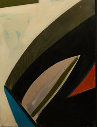 Monumental Abstract Modernist Oil Painting Oregon Centennial Exposition Mural 1959 by Louis Demott Bunce
