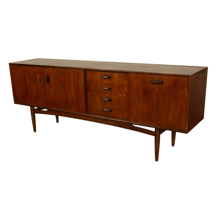 Mid Century Modern Vintage G-Plan "Brasilia" Long Teak Credenza sideboard 1965