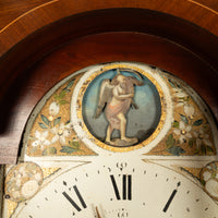Antique 8 Day Tall Case Grandfather Clock Automaton Andrew Rich Bridgewater 1820
