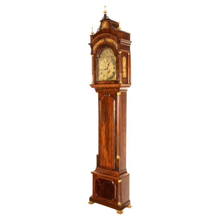 Antique Georgian Mahogany Long Case Grandfather Clock Higgs & Evans London Spanish Market 1770