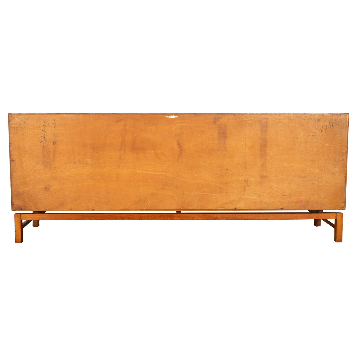 Original Danish Mid Century Modern Teak Credenza Sideboard Cabinet 6' Long 1960