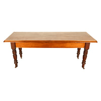 Antique 19th Century English Walnut Farm Country House Dining Refectory Table, circa 1860