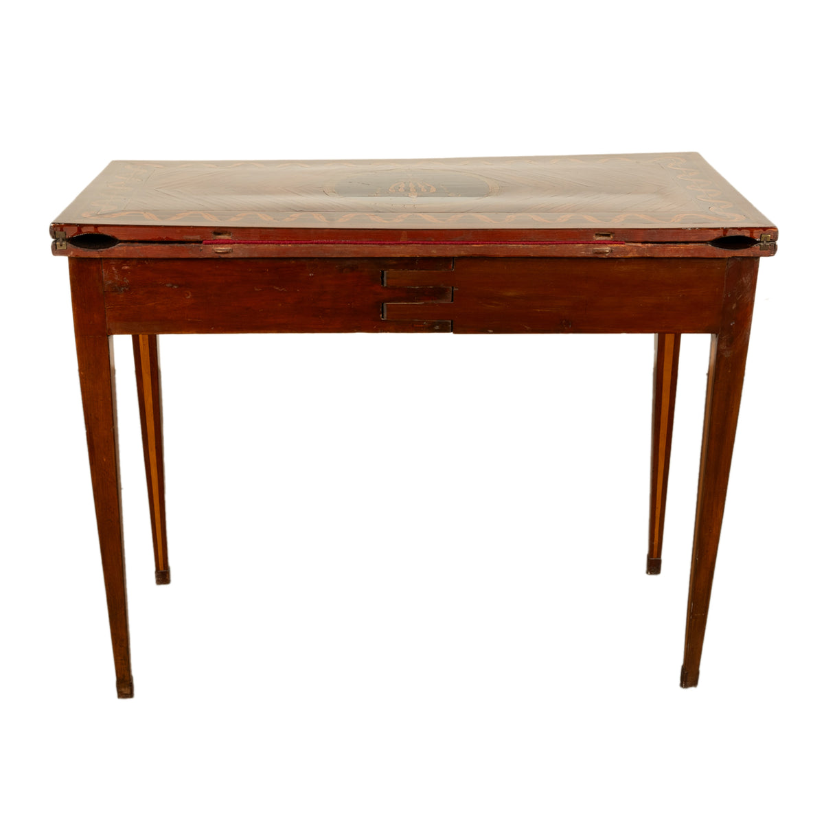 Antique 18th Century Russian Rosewood Marquetry Games Table by Christian Meyer