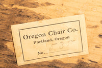 Antique Set 4 American Oak Arts & Crafts Mission Arm Chairs Stickley Oregon 1910