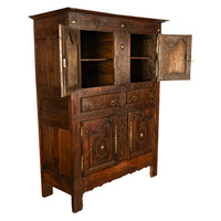 18th Century French Brittany Chestnut Cabinet, circa 1720