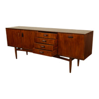 Mid Century Modern Vintage G-Plan "Brasilia" Long Teak Credenza sideboard 1965