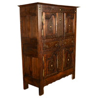 18th Century French Brittany Chestnut Cabinet, circa 1720