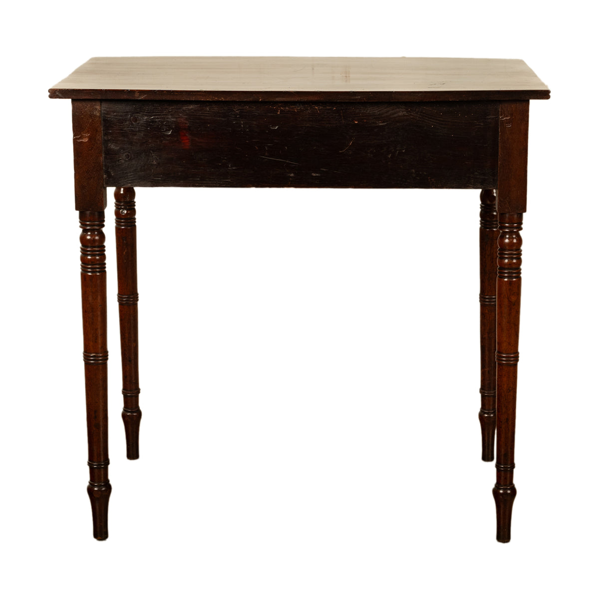 Antique Georgian Mahogany Two Drawer Console Side Writing Table Gillows 1790