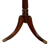 Antique Georgian Brass-Mounted Candle Sconces Mahogany Duet Music Stand 1790