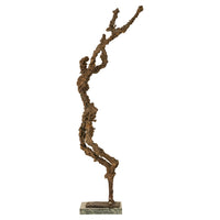 Portland Oregon Northwest Artist Large Abstract Figurative Bronze Sculpture by Frederic F. Littman, 1960