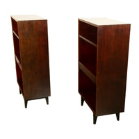 Pair American Modernist Walnut Nightstands George Nelson for Herman Miller 1955