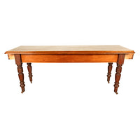 Antique 19th Century English Walnut Farm Country House Dining Refectory Table, circa 1860