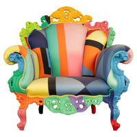 Italian Postmodern Proust Geometrica Armchair Alessandro Mendini by Cappellini