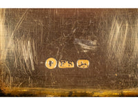 Antique Sterling Silver Gilt Engraved Vinaigrette Birmingham Edward Smith 1839