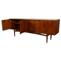 Mid Century Modern Vintage G-Plan "Brasilia" Long Teak Credenza sideboard 1965