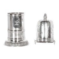 Antique English Sterling Silver Silver Sugar Shaker Caster Muffineer Elkington & Co London 1912