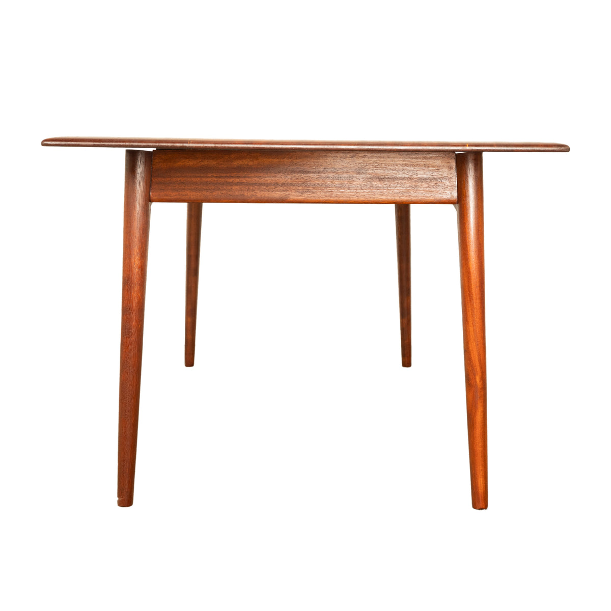 Mid Century Modern Danish Style Solid Teak Afromosia 8 Seat Dining Table 1960