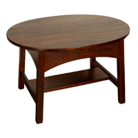 Antique American Arts & Crafts Mission Oak Library Table Desk Ritter Bros Philadelphia Circa 1910