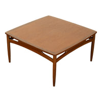 Mid Century Modern Danish Style Square Teak Coffee Table G Plan Kofod Larsen 1960