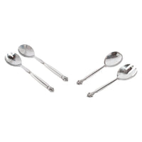 Georg Jensen Acanthus Danish Sterling Silver 69 Piece Flatware Dining Set for 8